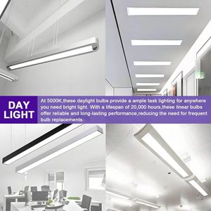 Ampoule fluorescente T5 de 46 pouces, 54W, F54T5/850/HO, 5000K, haute puissance, 4200 lumens, lot de 25, base G5, tube fluorescent à économie d'énergie - Product Image 3