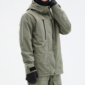 Vestes de ski décontractées d'extérieur personnalisées de haute qualité en gros, best-seller, imperméables et coupe-vent pour hommes - Product Image 3