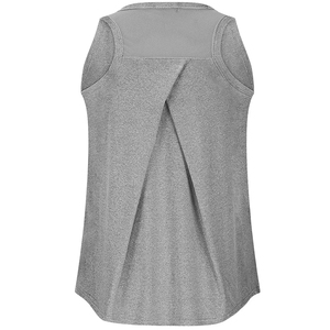 Camiseta sin Mangas Deportiva para Mujer, Talla Grande, Lisa, Informal, de Verano, Transpirable, de Secado Rápido, Tejido de Alta Calidad, Servicio OEM ODM - Product Image 3