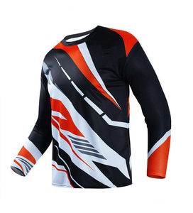Ropa Deportiva para Hombre, Traje de Motocross MTB de Manga Corta, Personalizado, Talla Grande, Transpirable, Cómodo, Resistente, para Carreras Todoterreno - Product Image 1