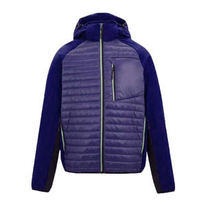 Men Hooded Casual Zipper Waterproof Breathable Winter Warm Hybrid Puffer Parka <b>Jacket</b> OEM - Product Image 4