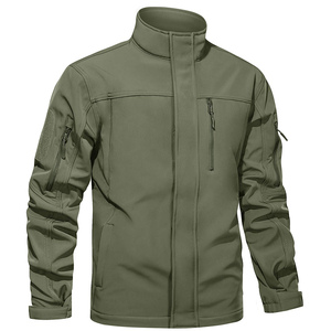 Veste Softshell Imperméable Personnalisée Brodée pour Homme, Manteau de Pluie en Polyester Respirant pour Activités de Plein Air - Product Image 2