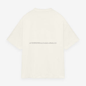 Camisetas Extra Grandes para Hombre, Algodón Grueso, Lavado Ácido, Camiseta Unisex, Corte Holgado, Manga Corta, Estilo Casual Urbano - Product Image 5