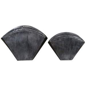 แจกันดอกไม้โลหะอะลูมิเนียม แจกันตั้งโต๊ะทองเหลืองทันสมัย - Product Image 2