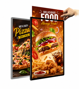 High Brightness Ultra Thin Aluminium Mounted LED Light Box Back-lit Poster Display <b>Frame</b> for Restaurant Drink Menu Cafe Shop Ads - Product Image 1