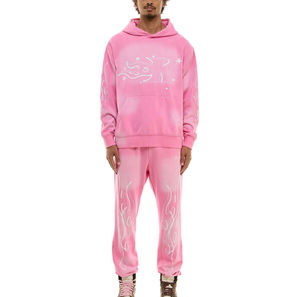 Conjuntos Deportivos Personalizados, Ropa Deportiva 100% Algodón, Chándal Bordado para Hombre y Mujer, Conjunto Transpirable de Invierno, Venta al Por Mayor - Product Image 1