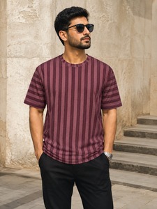 Camiseta Polo de Moda Casual de Corte Regular, Camiseta Polo a Rayas para Hombre OEM, Camiseta de Golf de Manga Corta de Polialgodón para Hombre - Product Image 5