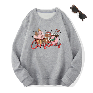 Women's Autumn Winter New Waterproof Animal Print Knitted Anti-Pilling Pullover Crewneck Contrast Color Loose Sweat Long - Product Image 4