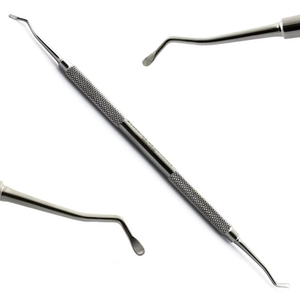 Cucharas Excavadoras Dentales de 18W, de 1.5mm y 1mm, de Doble Extremo, Instrumentos Orales Restauradores Manuales de Acero, Clase I, 1 Año de Garantía - Product Image 1