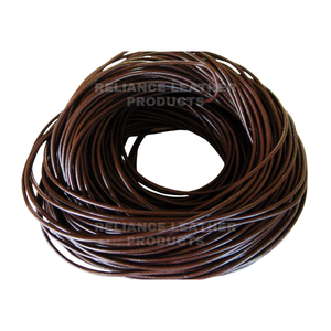 Cordón de Cuero Marrón Oscuro de 2 mm de Reliance Leather (con Detalles de Perlas en Forma de Corazón) en Tamaños Surtidos, Cadena para Hacer Pulseras con Cierre - Product Image 4