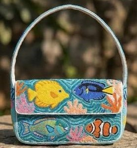 Sac bandoulière artisanal perlé de qualité supérieure, motif cheval, idéal pour les soirées et comme cadeau – Nouvelle collection très prisée - Product Image 2