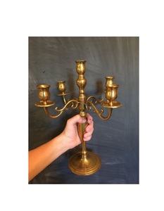 Centre de table élégant en métal pour tables de luxe, décoration de mariage et amélioration de l'ambiance intérieure élégante. - Product Image 2