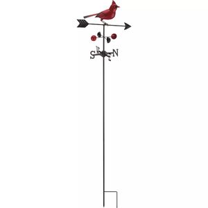 Indicador meteorológico de pájaro volador con brújula, adorno de jardín para exteriores, estilo tradicional, resistente a la intemperie, instalación con estaca - Product Image 2