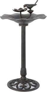 Eco Friendly Elegant Iron <b>Bird</b> Bath With Strong <b>Stand</b> For Garden Decoration And Outdoor <b>Bird</b> Water Feeding Activities - Product Image 6
