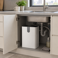 Système de purification d'eau par osmose inverse LONSID sous évier, 800G, débit élevé, filtration en 7 étapes, fonction d'auto-nettoyage
