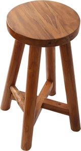 Wholesale Industrial Rustic Swivel Bar <b>Stools</b> Solid Wood and Metal Counter <b>Height</b> Chair with Upholstered Seat - Product Image 5