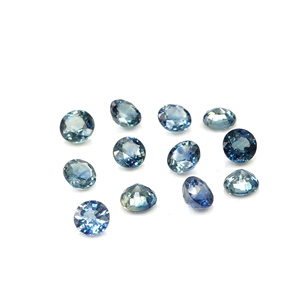 Saphirs bleus naturels non traités, ronds calibrés de 3,5 mm, pierres précieuses de saphir bleu naturel facettées pour la création de bijoux - Product Image 3