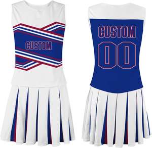 Uniformes de cheerleading sur mesure fabriqués en usine, confortables et extensibles, ensembles de vêtements de sport professionnels pour filles - Product Image 5