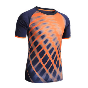 ชุดฝึกซ้อมฟุตบอลแบบใหม่ เสื้อเจอร์ซีย์แขนสั้น ระบายอากาศได้ดี สีสันปรับแต่งได้ คุณภาพสูง ขายส่งและราคาถูก บริการ OEM - Product Image 5