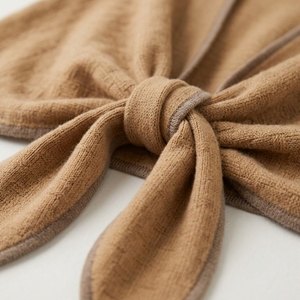 Suéter de punto personalizado para mujer, abrigo tipo bufanda grande con mangas, chal cálido de invierno de color liso. - Product Image 3