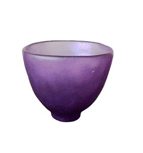 Bol en bois de résine sculpté de couleur violette, écologique, style classique, retour à l'école, taille personnalisée, fabriqué en Inde, meilleur prix - Product Image 1
