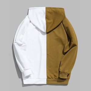 Sweat-shirt à capuche en molleton à carreaux pour homme, style athleisure, hiver, décontracté, respirant, coton écologique, manches longues - Product Image 2