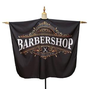 Cape de Coiffure Professionnelle Imprimée en Polyester Résistante à l'Eau et Confortable avec Fermeture de Cou Ajustable pour Salon de Coiffure et Barbier - Product Image 3