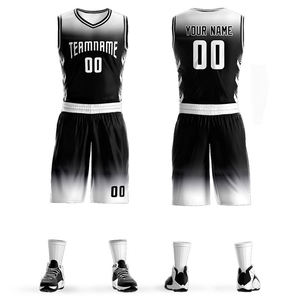 Vente flash - Ensemble de maillots de basket-ball au design nouveau, prix d'usine, bonne qualité, avec logo imprimé, vêtements de sport, ensembles de basket-ball - Product Image 1