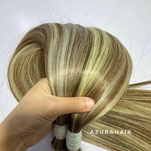 Vente en gros usine AZURA HAIR Extensions de cheveux humains vierges bruts doublement étirés en vrac style piano lisses vietnamiens - Product Image 3