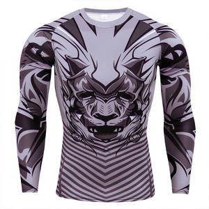 Maillot de bain Rash Guard pour homme à manches longues, protection UV, séchage rapide, chemise de surf, haut de plage athlétique - Product Image 1
