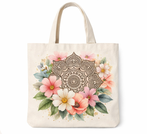 Custom Printed logo Reusable <b>Plain</b> Cotton <b>Canvas</b> Grocery Shopping Tote Bag with Letter Pattern - Product Image 1