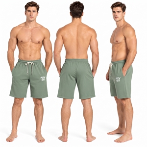 Pantalones Cortos Deportivos para Hombre, con Cordón, Estilo Hip Hop, Cintura Media, Largos hasta la Rodilla, para Gimnasio, Fitness, Secado Rápido y Transpirables - Product Image 5