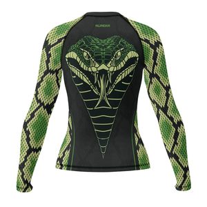 Custom Made Unisex Rashguard OEM Silk Screen Printed UPF 50+ UV Protection Compression Lightweight Polyester/Spandex Quick Dry - Product Image 5