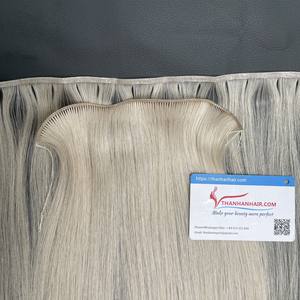 Extensiones de trama de cabello humano de grado 12A Premium, cutícula de doble estiramiento Remy Ombre, hecho a máquina - Product Image 4