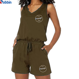 Conjuntos de Ropa de Verano para Mujer, Conjuntos Deportivos Personalizados de Moda Urbana, Top sin Mangas y Pantalones Cortos, Tallas Grandes 2csP - Product Image 2