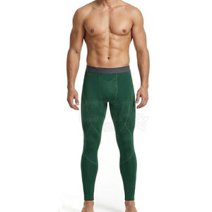 Leggings de compression pour hommes, tissu respirant à séchage rapide, conçus pour la course à pied et la performance sportive - Product Image 3