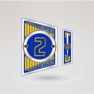 Cinturón de Campeonato de Lucha Libre de los New York Mets, Correa Negra, Metal Azul y Dorado, Cuatro Placas Laterales, Personalizable, Equipo Deportivo - Product Image 5