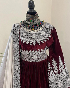 Robe afghane Kutchi de qualité supérieure pour femmes, meilleur prix, robe traditionnelle originale, décoration en dentelle, service OEM, robe afghane Kuchi - Product Image 4