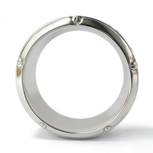 Bague de mariage pour homme en or blanc 18 carats avec diamant rond de laboratoire de 1,25 carat, certifiée IGI, micro-pavée - Product Image 2
