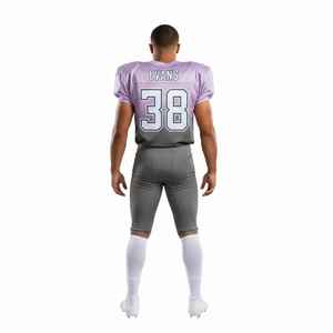 Fabrication d'uniformes de football américains en polyester de qualité supérieure 100% avec un design de sublimation personnalisé. - Product Image 2