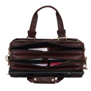Meilleurs sacs pour ordinateur portable en cuir élégants pour femmes, style hiver, sacs pour ordinateur portable en cuir véritable pour femmes, sacs pour ordinateur portable en cuir pour l'automne et l'hiver - Product Image 5