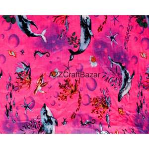 Tela de Algodón 100% con Estampado de Bloques, Ecológica, Transpirable, de Secado Rápido, Ligera, Estilo Cruzado, para Prendas de Niñas, Rajasthan - Product Image 6