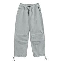 Maßgeschneiderte Unisex Loose Fit Fallschirmhose Baggy Streetwear Techwear Hose Gorpcore Elastischer Bund Kordelzug Verstellbare Bündchen