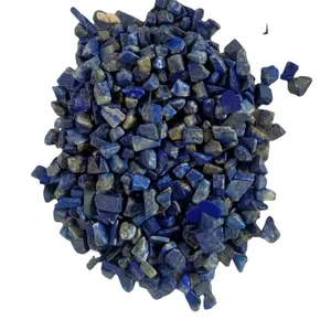 Batu CIP Lapis Lazuli Alami, CIP Kecil Batu Pecah Penyembuhan Kristal Reiki Batu Permata Berbentuk Tidak Beraturan Chip