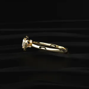 Bague en diamant cœur 1CT, bague unique, bague exclusive, meilleure bague en diamant, bague de qualité supérieure, provenant d'un fabricant et fournisseur indien - Product Image 3