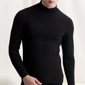 <b>Men's</b> Solid Color Knitted <b>Turtleneck</b> <b>Sweater</b> Full Sleeve Autumn Wear 100% Acrylic Pullover Regular Fit - Product Image 2