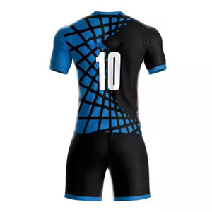 ชุดเสื้อและกางเกงฟุตบอล เหมาะสำหรับการฝึกซ้อม การแข่งขันลีก และการแข่งขันทัวร์นาเมนต์ ผลิตจากวัสดุตาข่ายระบายอากาศ มีจำหน่ายแล้ว - Product Image 5