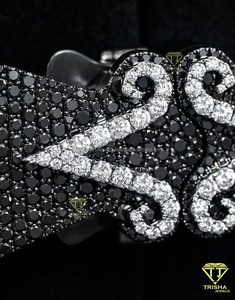 16mm Black Moissanite Diamond Cuban Link <b>Chain</b> in 925 Sterling Silver Luxury <b>Iced</b> Out Necklace for Men Passes Diamond Tester - Product Image 6