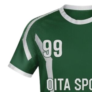 Camiseta de Balonmano Sublimada Verde y Blanca para Hombre, Manga Corta, Poliéster, Uniforme Deportivo para Equipo, Ropa para Partidos - Product Image 5
