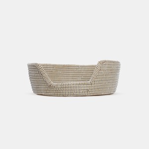 Seagrass Pet Basket with <b>Cushion</b> Handmade <b>Storage</b> Basket Wholesale eco-friendly Made Viet Nam - Product Image 2